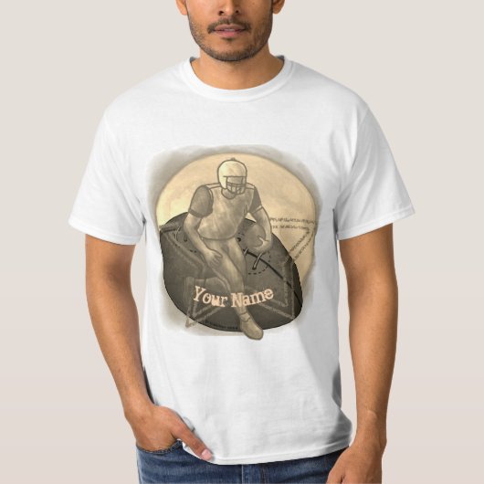 T-shirt Football avec touchdown  (Devant)