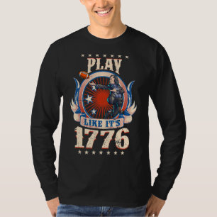 T-shirt Football Benjamin Franklin 4 juillet Boy Men Ame