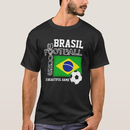 T-shirt Football BRASIL (Devant)