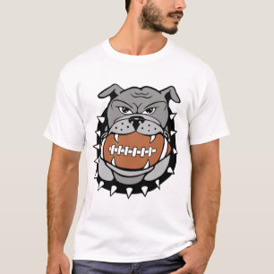 T-shirt football_bulldog_color