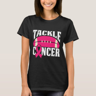 T-shirt Football Cancer Sensibilisation du sein Lutte Pink