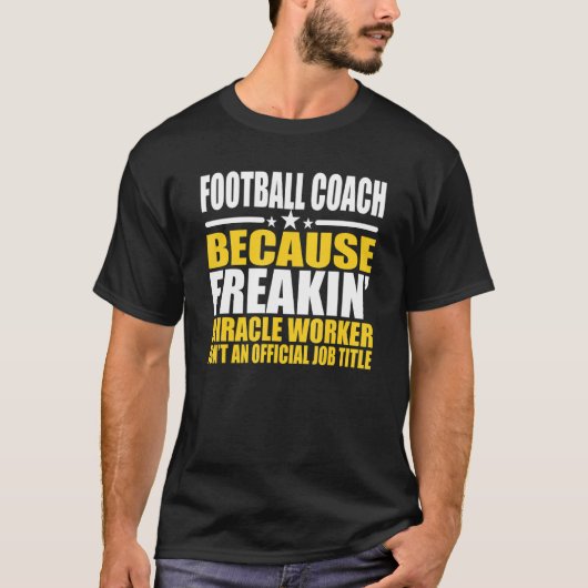 T-shirt Football Coach  For Coworker (Devant)