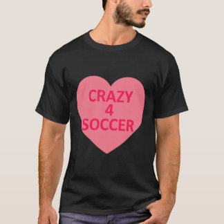 T-shirt Football - Cœur Amour Saint-Valentin Personnalisé 