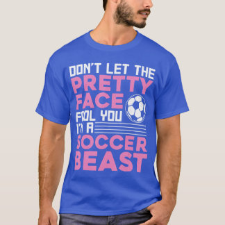 T-shirt Football cool pour les femmes Fille amoureuse de f