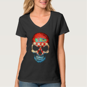 T-shirt Football Croate Drapeau Croate Pour Menwom Croate