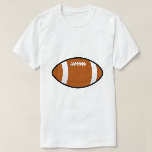 T-shirt Football Cuir de porc marron