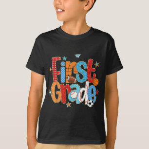 T-shirt Football de baseball de 1ère année S