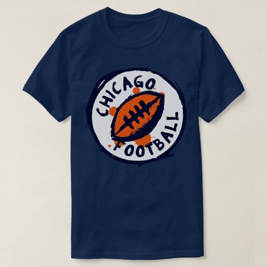 T-shirt Football de Chicago (Design devant)