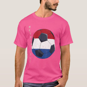 T-shirt Football de football de Pays-Bas