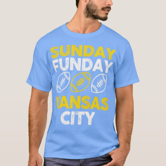 T-shirt football de kansas
