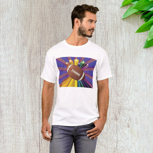 T-shirt Football Design avec Stars Vibrant Sports Ventilat