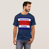 T-SHIRT FOOTBALL DU COSTA RICA (Devant entier)