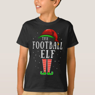 T-shirt Football Elf Matching Famille Noël Party Pajam