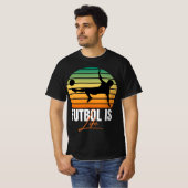 T-shirt Football est la vie (Devant entier)