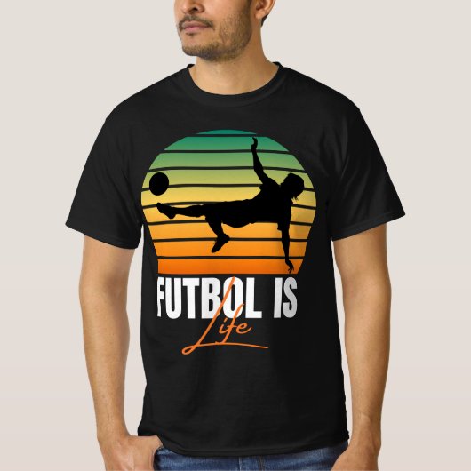 T-shirt Football est la vie (Devant)