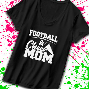 T-shirt Football et Cheer Mom - Sports lycéens