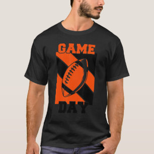 T-shirt Football familial de sports de jour de jeu Hommes