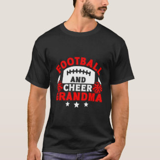 T-shirt Football Félicite Grand-Mère D'Un Football Pom-pom
