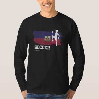 T-shirt Football Haïti Drapeau Football Filles Football Fi
