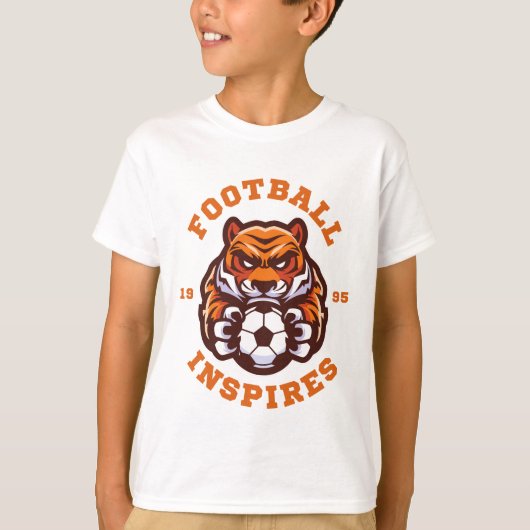 T-shirt Football Inspires – Strength, Focus, Legacy (Devant)