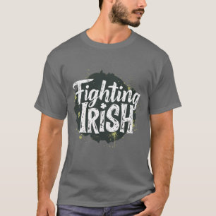 T-shirt Football Irlandais de Combat Vintage pour Enfants 