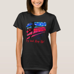 T-shirt Football je joue comme une fille essayez de suivre