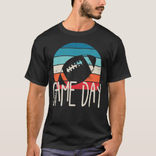 T-shirt Football Jour Drôle Équipe Sport Football Amoureux