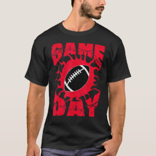 T-shirt Football Jour Drôle Équipe Sports Femmes Hommes