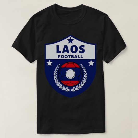 T-shirt Football Laos (Design devant)
