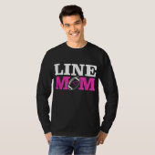 T-shirt Football Lineman Maman Line Maman (Devant entier)