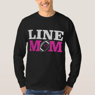 T-shirt Football Lineman Maman Line Maman