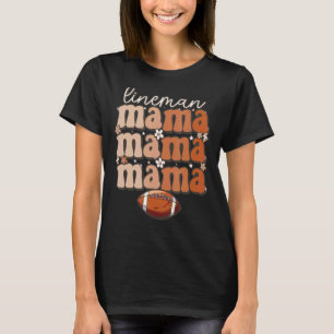 T-shirt Football Lineman Super lineman maman Ligne offensi
