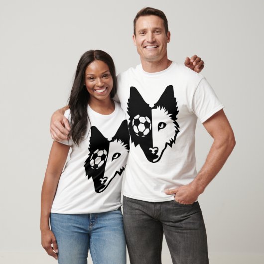 T-shirt football logo chien gardien 7 sport ballon club 28 (Unisexe)