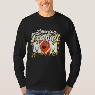 T-shirt Football Maman Leopard American Football Fête des 