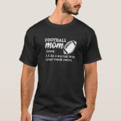 T-shirt Football Maman Lineman Tacker Football Américain (Devant)