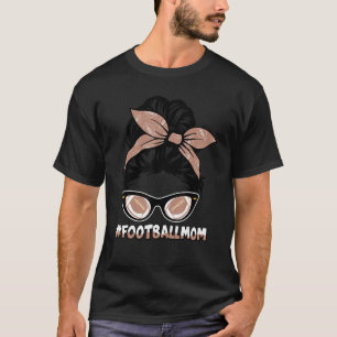 T-shirt Football Maman Messy Bun American Football Mens Wo