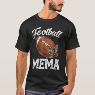 T-shirt Football Mema Leopard Ball Fête des Mères