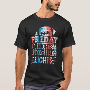 T-shirt Football Moms Cute Football Maman Vendredi Soir
