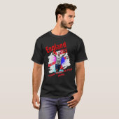 T-shirt Football Objectif Célébration Angleterre Drapeau 2 (Devant entier)
