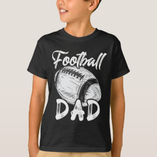 T-shirt Football Papa Pour Lui Hommes Famille Matching Jou