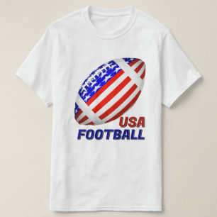 T-shirt Football Patriotique des États-Unis