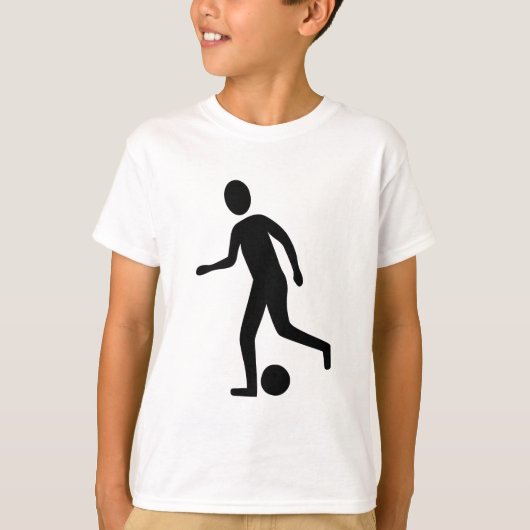 T-shirt Football Player - Noir (Devant)