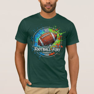 T-shirt Football Poilu Dominer Les Vibes De La Journée De