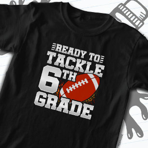 T-shirt Football Premier jour 6e année Retour à l'école