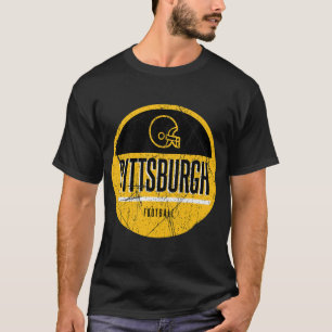 T-shirt Football rétro de Pittsburgh