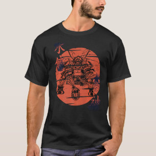 T-shirt Football Samurai Funny Warrior Armor Guerre japona
