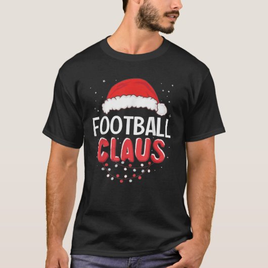 T-shirt Football Santa Claus Costume de correspondance Noë (Devant)