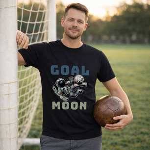 T-shirt Football Spatiale Astronaute Coup de Pied de Vélo