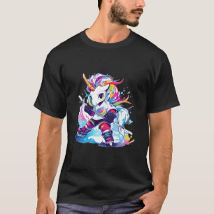 T-shirt Football Sport Hockey sur glace Unicorne