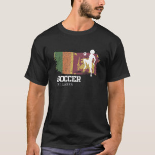 T-shirt Football Sri Lanka Drapeau Football Femmes Footbal